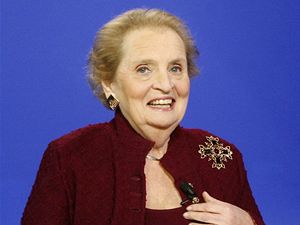 Madeleine Albrightová.