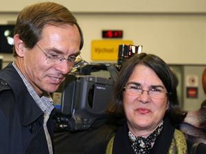 Jan �vejnar s man�elkou Katherine Terrell - �vejnar.