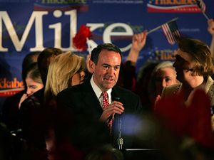 Mike Huckabee napoprvé uspěl mezi republikánskými kandidáty.