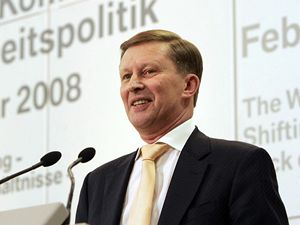 Ruský vicepremiér Sergej Ivanov