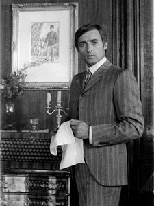 Herec Michal Dočolomanský během natáčení filmu Adéla ještě nevečeřela.