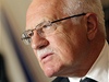 Prezident V�clav Klaus.