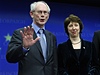 Nový "prezident" EU Herman Van Rompuy a "ministryn� zahrani�í" EU Catherine Ashtonová | na serveru Lidovky.cz | aktu�ln� zpr�vy