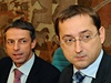 Pražský primátor Pavel Bém (vlevo) a jeho náměstek Rudolf Blažek na tiskové konferenci k projektu Opencard. | na serveru Lidovky.cz | aktuální zprávy Pražský primátor Pavel Bém (vlevo) a jeho náměstek Rudolf Blažek na tiskové konferenci k projektu Opencard. | na serveru Lidovky.cz | aktuální zprávy