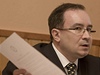 Zprava předseda Dělnické mládeže Martin Zbela, předseda Dělnické strany Tomáš Vandas na tiskové konferenci