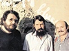 Kapela ASPM - Jan Sp�len�, Petr Kalandra a Franti�ek Havl��ek na sn�mku okolo roku 1985