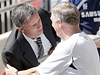 Ferguson mi bude chybět, přiznal trenérský rival Mourinho | Lidovky.cz - Fotbal - zahraniční soutěže José Mourinho (vlevo) a Alex Ferguson.