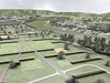 Vizualizace budoucí podoby areálu Ústřední čistírny odpadních vod v Praze na Císařském ostrově