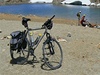 Jezero v sedle Col de Sommeiller, Francie
