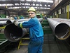 Potrubí se vyrábí v podniku ArcelorMittal Tubular Products Ostrava