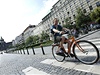 Do práce na kole. Pojedou i Lidovky.cz | Lidovky.cz - Cestování aktuality Kvůli stávce vyjelo mnohem víc cyklistů. Na fotografii jeden z nich na Václavském náměstí.