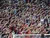 Fanoušci fotbalistů Viktorie Plzeň při zápase Ligy mistrů s běloruským BATE Borisov