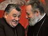 Kardin�l Dominik Duka a metropolita Pravoslavn� c�rkve Vladyka Kry�tof 