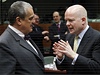 �esk� ministr zahrani�� Karel Schwarzenberg a jeho britsk� prot�j�ek William Hague