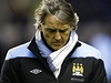 Tren�r Manchesteru City Roberto Mancini.