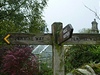 Rozcestn�k v n�rodn�m parku Peak District.