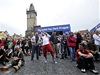 Na pražském Staroměstském náměstí odstartoval třítýdenní festival Hyundai Fan Park Praha 2012 k fotbalovému mistrovství Euro 2012.