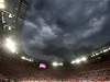 Stadion ve Vratislavi p�ed z�pasem �esko - Polsko