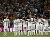 Fotbalist� Portugalska p�i penalt�ch. �elem je Cristiano Ronaldo