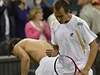 Luk� Rosol a Rafael Nadal.