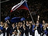 Zahájení olympiády (�eská výprava s vlajkono�em Petrem Koukalem) | na serveru Lidovky.cz | aktu�ln� zpr�vy
