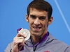 Michael Phelps se st��brnou medail�