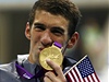 Michael Phelps se zlatou medail�