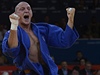 Judista Lukáš Krpálek porazil v druhém kole olympijského turnaje bývalého mistra světa Takamasu Anaie z Japonska a postoupil do čtvrtfinále