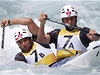 Deblkanoist� Jaroslav Volf a Ond�ej �t�p�nek nepostoupili do fin�le olympijsk�ho z�vodu ve vodn�m slalomu