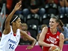 Basketbalistky: �esko - Francie (Burgrov�)
