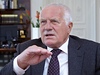 Klaus se pohoršoval nad studenty, kteří při škole pracují | Lidovky.cz - Zprávy z domova Prezident Václav Klaus při rozhovoru pro LN