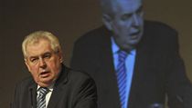 Prezident Milo� Zeman na sjezdu �SSD