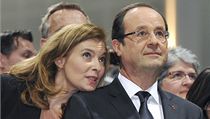 Val�rie Trierweilerov� a Francois Hollande