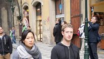 Mark Zuckerberg v Praze