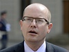 Bohuslav Sobotka vid� �e�en� sou�asn� vl�dn� krize v p�ed�asn�ch volb�ch.