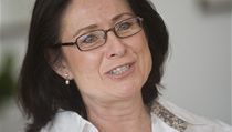 Miroslava N�mcov� p�i rozhovoru pro LN v roce 2010.