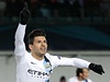Manchester City otočil zápas na CSKA. Vyhrál 2:1 | Lidovky.cz - Fotbal - Liga mistrů CSKA Moskva - Manchester City. Agüero slaví gól.