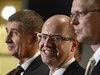 Co nevyšlo Gottwaldovi, dokoná koalice, bouří se živnostníci | Lidovky.cz - Státní pokladna Zleva předseda hnutí ANO Andrej Babiš, předseda ČSSD Bohuslav Sobotka a předseda KDU-ČSL Pavel Bělobrádek vystoupili 2. prosince v Poslanecké sněmovně na tiskové konferenci po společném vyjednávání o koaliční smlouvě.