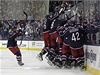 Blue Jackets oslavují vítězství nad Pittsburghem. | na serveru Lidovky.cz | aktuální zprávy Blue Jackets oslavují vítězství nad Pittsburghem. | na serveru Lidovky.cz | aktuální zprávy