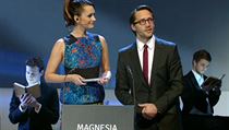 Moderátorská dvojice udílení cen Magnesia Litera 2014 Daniela Písařovicová a Jiří Havelka. | na serveru Lidovky.cz | aktuální zprávy Moderátorská dvojice udílení cen Magnesia Litera 2014 Daniela Písařovicová a Jiří Havelka. | na serveru Lidovky.cz | aktuální zprávy