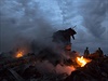 Hořící trosky Boeingu 777 | na serveru Lidovky.cz | aktuální zprávy