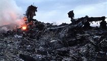 Hořící zbytky Boeingu 777 | na serveru Lidovky.cz | aktuální zprávy