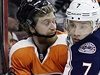 K čemu jsou Voráčkovi body, když je ve Flyers? Aspoň potěší v Praze | Lidovky.cz - Názory Jack Johnson (Columbus Blue Jackets) natlačil Jakub Voráčka (Philadelphia...