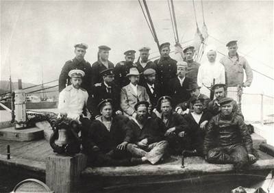 Polární výprava 1901 - Kolčak označen číslem 3