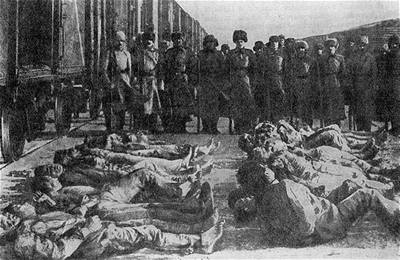 Údajně oběti kolčakovské vlády na Sibiři 1919