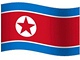 north korea flag